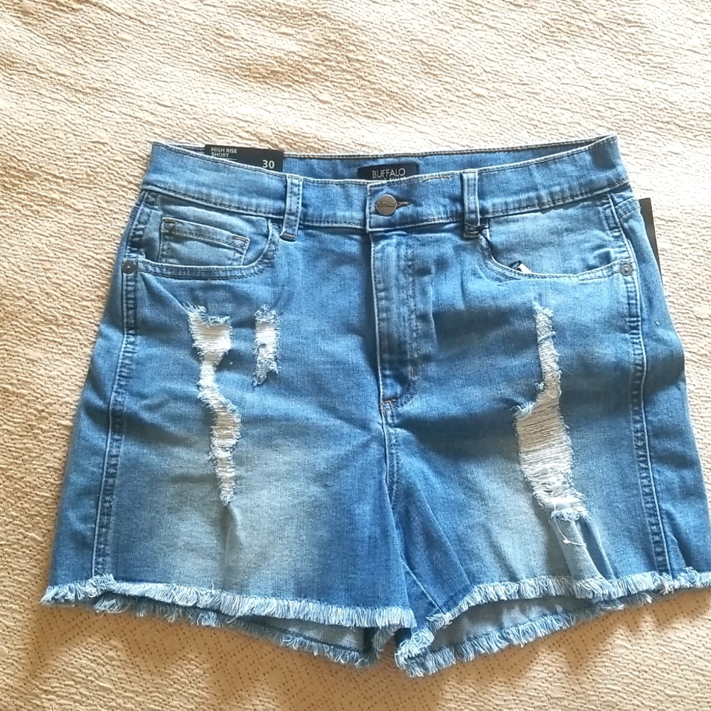 Buffalo David Bitton Distressed Denim Short